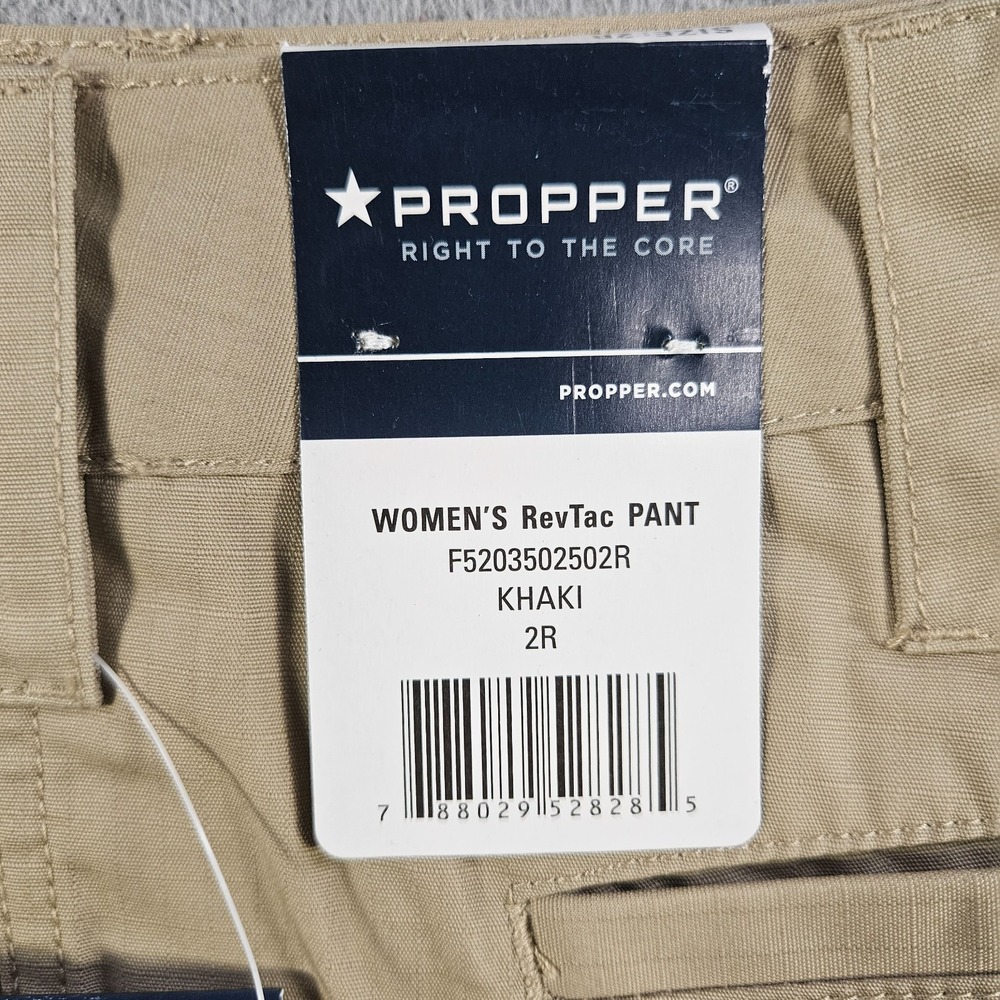 New Propper RevTac Pants Women‎ Khaki Size 2 R Inseam 30